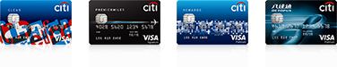 Citibank 4款信用卡